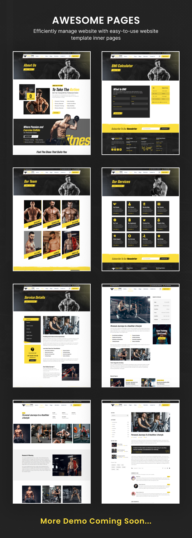 PowerZone - Fitness, Workout & Gym VueJS Template